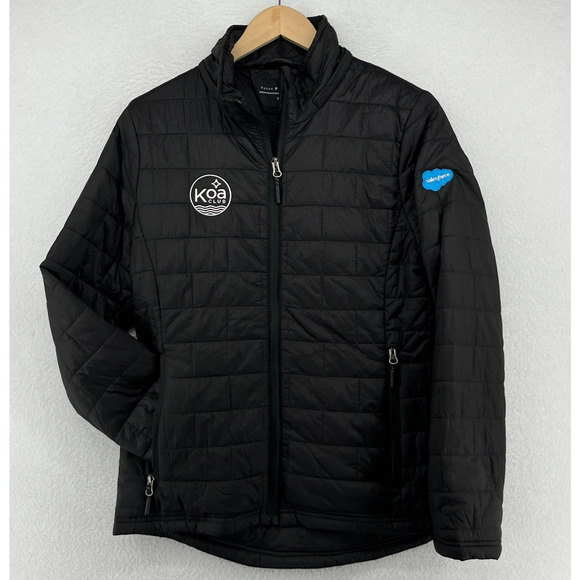 SALESFORCE Jacket Womens S KOA CLUB 10yr Loyalty Employee CRM Cloud Quilted - Picture 1 of 13